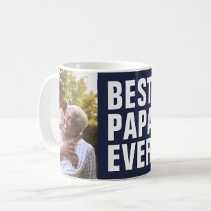 Best. Papa. Ever. Father's Day 2 Photo Coffee Mug