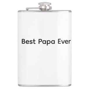 Best Papa Ever Father's Day Mug 2026 Perfect Gif Hip Flask