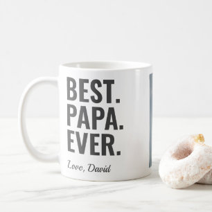Best. Papa. Ever. Father's Day Photo  Coffee Mug