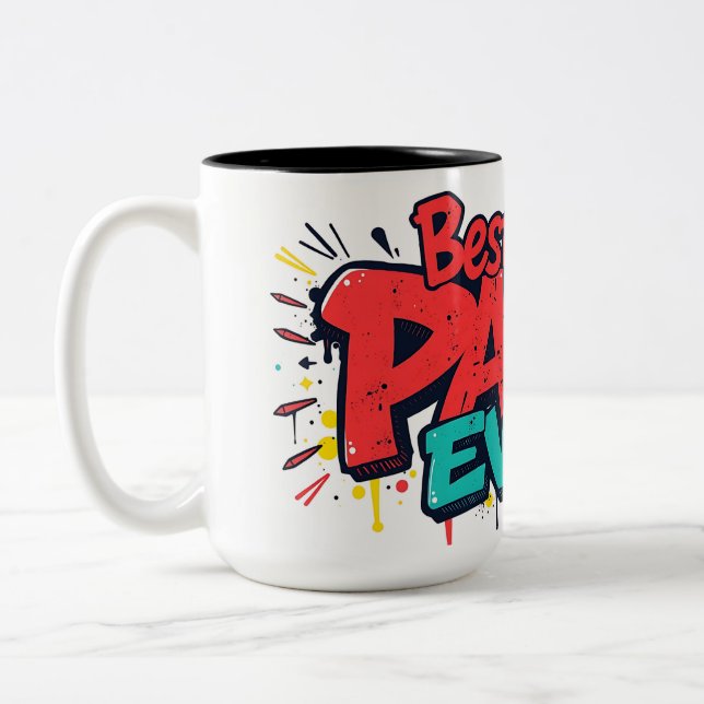 Best Papa Ever – Graffiti Legend Fathers Day Mugs (Left)