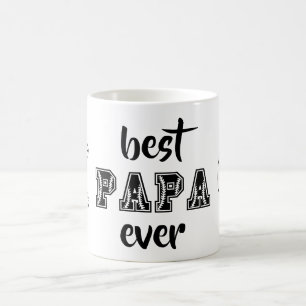 Best Papa Ever Personalised Baseball Theme Coffee Mug