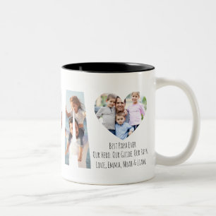 Best Papa Ever Personalised Photo collage Mug