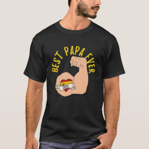 Best Papa Ever Spanish Dad Fathers Day T-Shirt