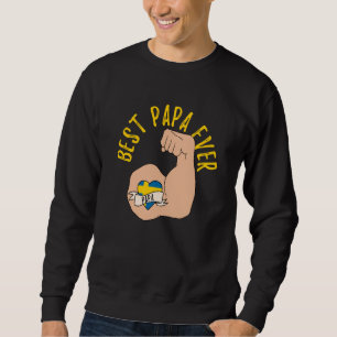 Best Papa Ever Swedish Dad Fathers Day Sweatshirt