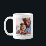 Best Papa Ever Two Photo Personalized Coffee Mug<br><div class="desc">Celebrate the love between a grandfather and grandchild with this heartfelt photo mug. Featuring a customizable image and the bold phrase “Best Papa Ever, ” this mug makes a perfect gift for Father's Day, birthdays, or just because. Ideal for proud papas who cherish their morning coffee and their favorite little...</div>