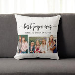 Best Papa Grandpa Grandchildren Photo Collage Cushion<br><div class="desc">Celebrate your Papa with the Best Papa Grandpa Grandchildren Photo Collage Throw Pillow. This personalised keepsake features a beautifully arranged collage of cherished photos, capturing special moments with his grandchildren. Crafted from high-quality materials, it adds a stylish and sentimental touch to any space, perfect for displaying on a bed or...</div>