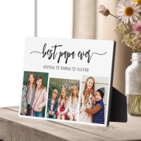 Best Papa Grandpa Grandchildren Photo Collage
