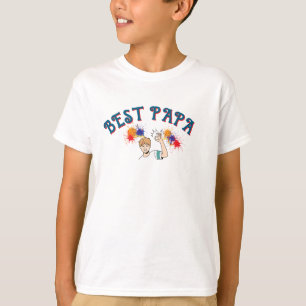 Best Papa" Kids' T-Shirt – Cute Boy Design