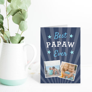 Best Papaw Ever Father's Day Photo Card