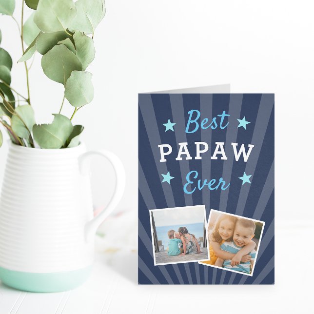 Best Papaw Ever | Father's Day Photo Card (Creator Uploaded)