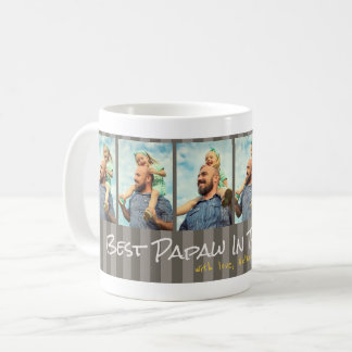 Best Papaw In The World Custom Photos Coffee Mug