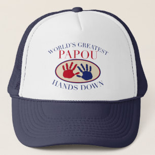 Best Papou Hands Down Trucker Hat
