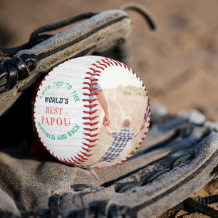 Best Papou Personalised Family Photos Baseball