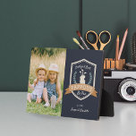 Best Pappous By Par | Golf Grandpa Plaque<br><div class="desc">Celebrate a golf-loving grandpa this Father's Day or Grandparents' Day with this awesome custom photo plaque. Design features a golf themed badge bearing the words "Best Pappous by Par" with green laurels and a golf bag,  alongside a photo of his grandchildren. Personalise with names or a custom message.</div>