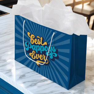 Best Pappous Ever Father's Day Large Gift Bag