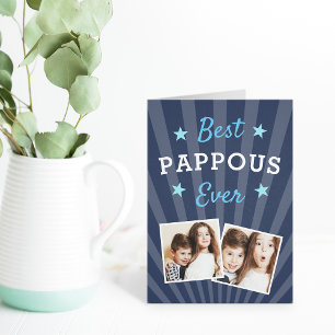 Best Pappous Ever Father's Day Photo Card