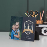 Best Pappy By Par | Golf Grandpa Photo Plaque<br><div class="desc">Celebrate a golf-loving grandpa this Father's Day or Grandparents' Day with this awesome custom photo plaque. Design features a golf themed badge bearing the words "Best Pappy By Par" with green laurels and a golf bag,  alongside a photo of his grandchildren. Personalise with names or a custom message.</div>
