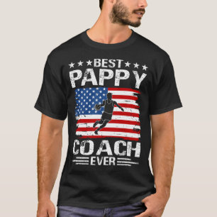 Best PAPPY Coach Ever Basketball Player Father's D T-Shirt