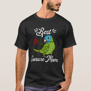 Best Parrot Mom I Blue crowned Conure T-Shirt