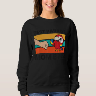 Best Parrot Mum Ever Scarlet Macaw Sweatshirt