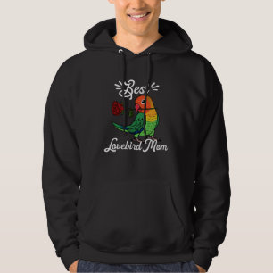 Best Parrot Mum I Fischers Lovebird Hoodie