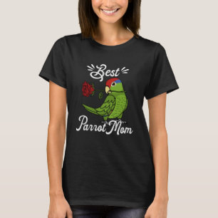 Best Parrot Mum I Mexican Red headed Amazon T-Shirt