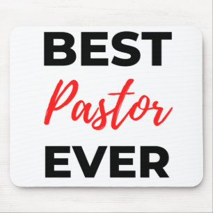 Best Pastor Ever bl Mouse Pad