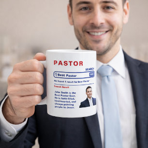 Best Pastor Ever Photo Coffee Mug – Thank You