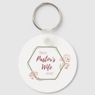 Best Pastor’s Wife Ever Inspirational Gift Key Ring