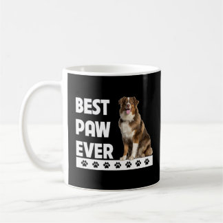 Best Paw Ever Aussie Dog Dad Australian Shepherd F Coffee Mug