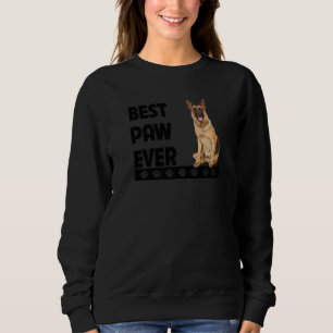 Best Paw Ever German Shepherd Dad Fathers Day Gsd  Sweatshirt