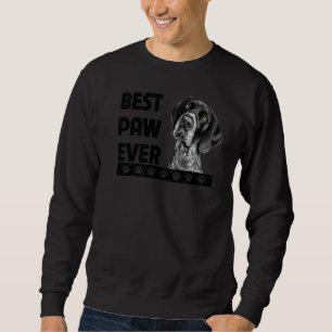 Best Paw Ever German Shorthaired Pointer Dad Fathe Sweatshirt