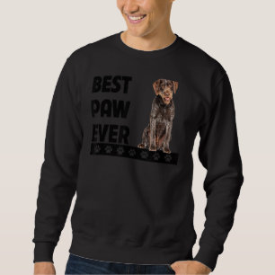 Best Paw Ever German Wirehaired Pointer Dad Father Sweatshirt