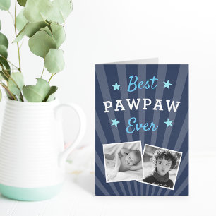 Best Pawpaw Ever Father's Day Photo Card