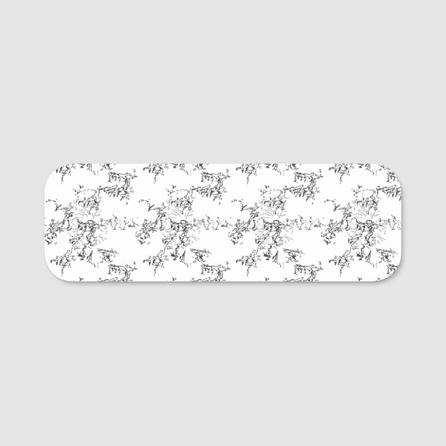 Best personalise TextLogo Name Tags (Front)