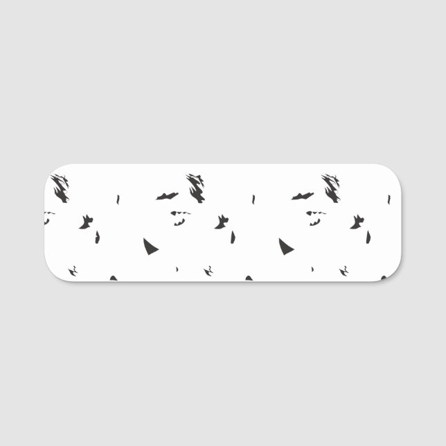 Best personalise TextLogo Name Tags (Front)