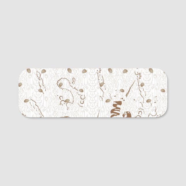 Best personalise TextLogo Name Tags (Front)