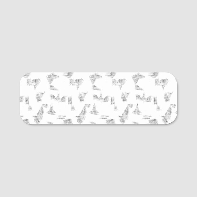 Best personalise TextLogo Name Tags (Front)