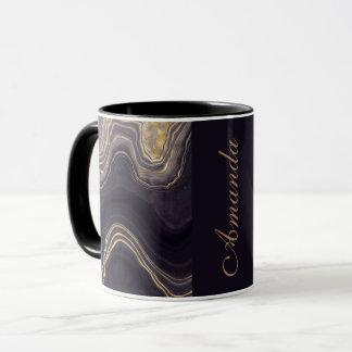 Best personalised Marble two-tone coffee, tea mug