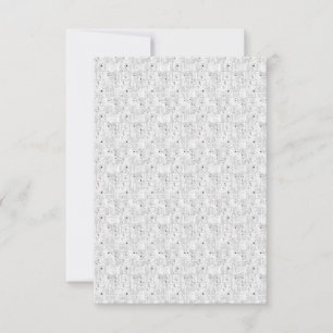Best Personalised School Notebook RSVP Card