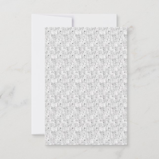 Best Personalised School Notebook RSVP Card (Front)