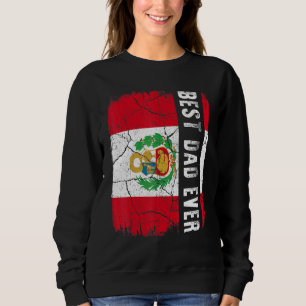 Best Peruvian Dad Ever Peru Daddy Father's Day Sweatshirt
