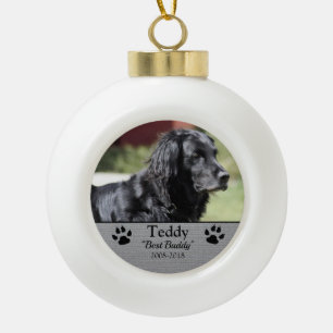 Best Pet Ceramic Ball Christmas Ornament