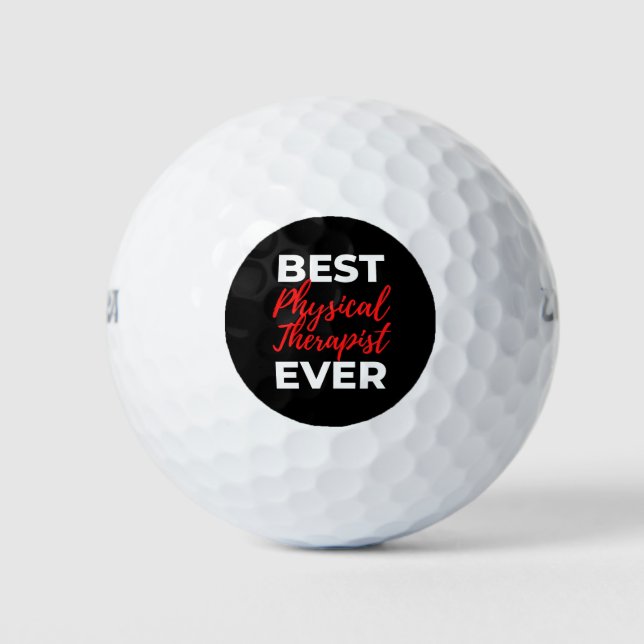 Best Physical Therapist Ever Golf Balls (Front)