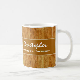Best PHYSICAL THERAPIST Wood Look Gift V4 Coffee Mug