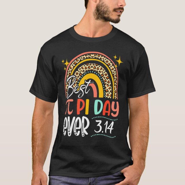 Best Pi Day Ever Rainbow 3 14 Pi Number Symbol Mat T-Shirt (Front)