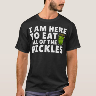 Best Pickle Design For Men Women Kids Cucumber Pic T-Shirt