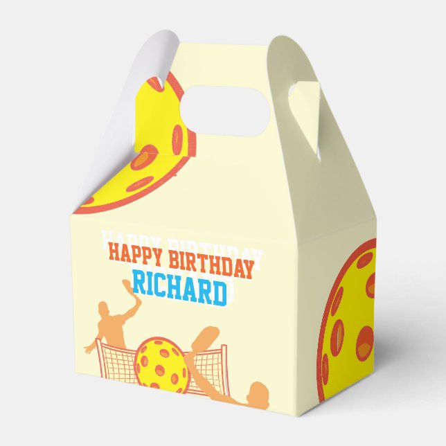 Best Pickleball Player Funny Birthday Party Favour Box (Front Side)