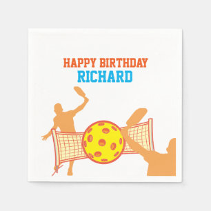 Best Pickleball Player Funny Birthday Party Napkin