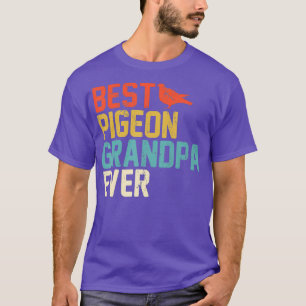 Best PIGEON Grandpa Ever Retro Shirt Grandpa